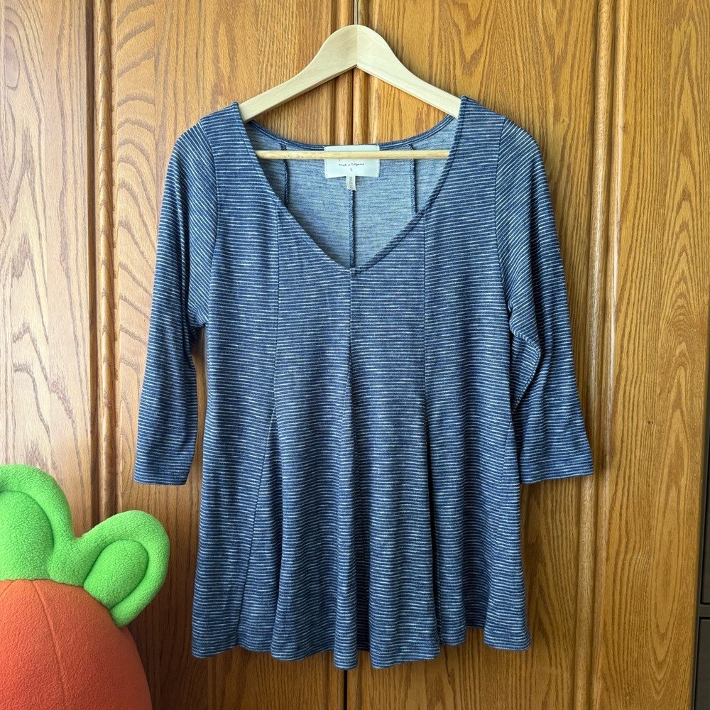 Puella Striped Swing Top from Anthropologie